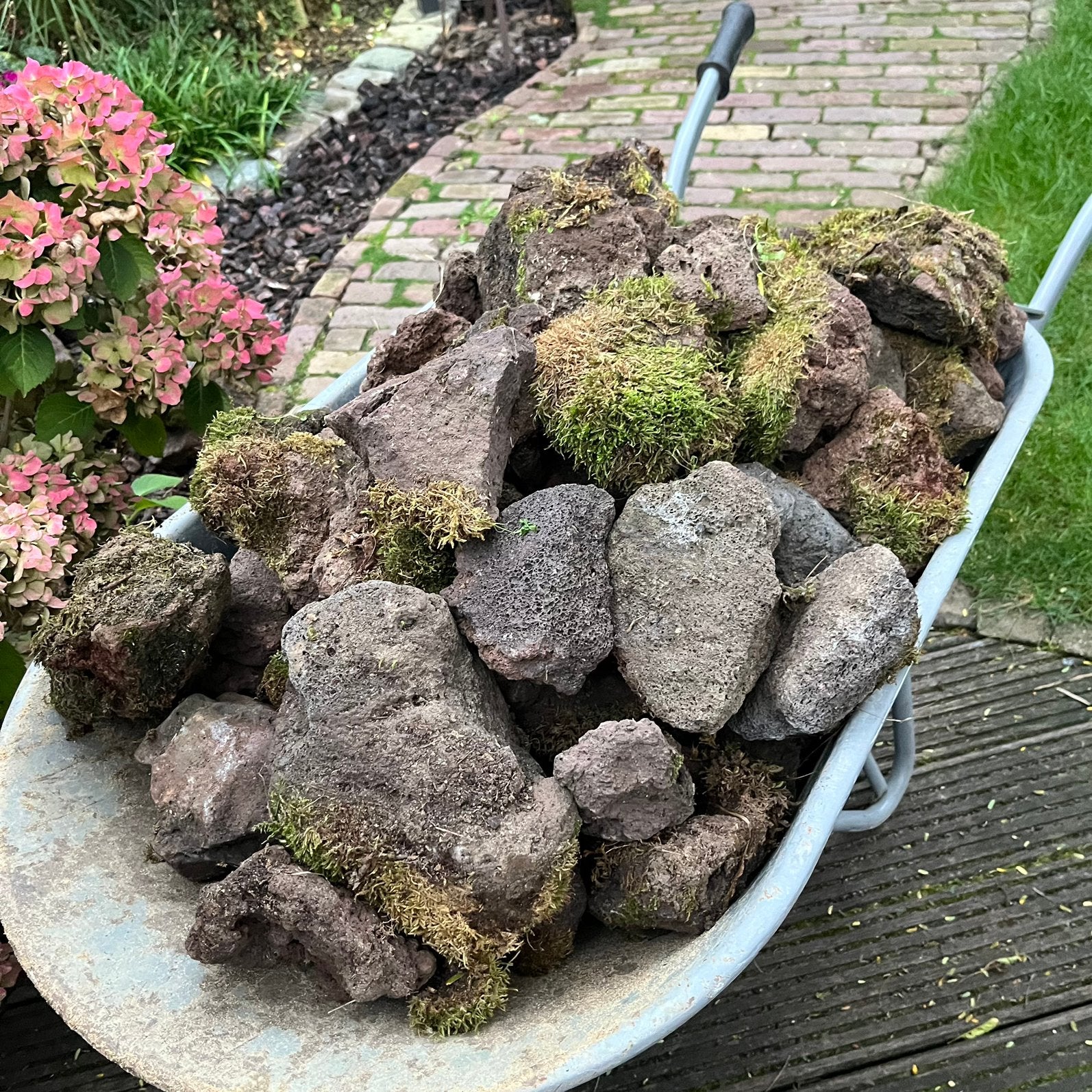 Lavastenen, Ophalen, Gebruikt, Bruin, Overige typen