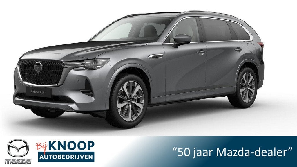 Mazda CX-80 2.5 e-SkyActiv PHEV Takumi Plus 6p. | € 3.500,, Auto's, Mazda, 4 cilinders, CX-80, Hybride Elektrisch/Benzine, 6 stoelen