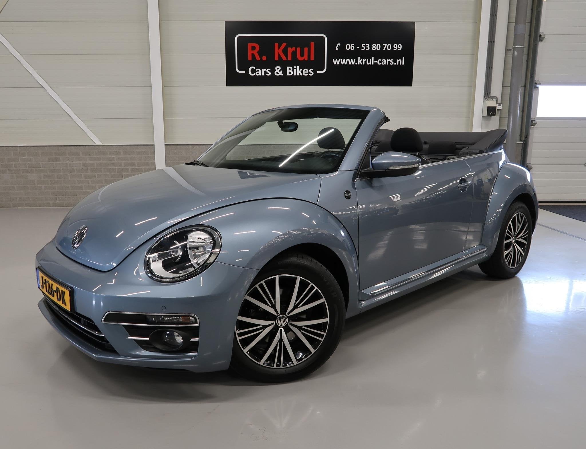Volkswagen Beetle Cabriolet 1.2 TSI Sound Airco-ecc Navigati, Auto's, Voorwielaandrijving, Stof, Gebruikt, 4 cilinders