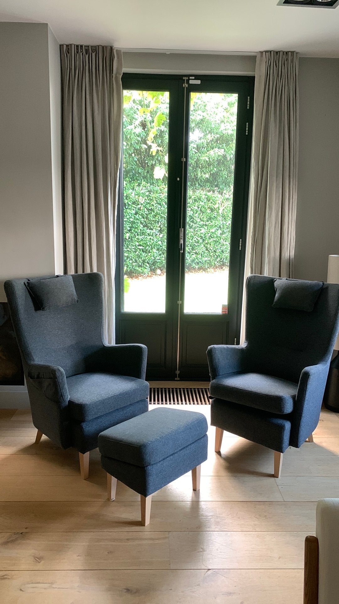 Fauteuil OMTÄNKSAM, Ophalen, 75 tot 100 cm, Zo goed als nieuw, Stof