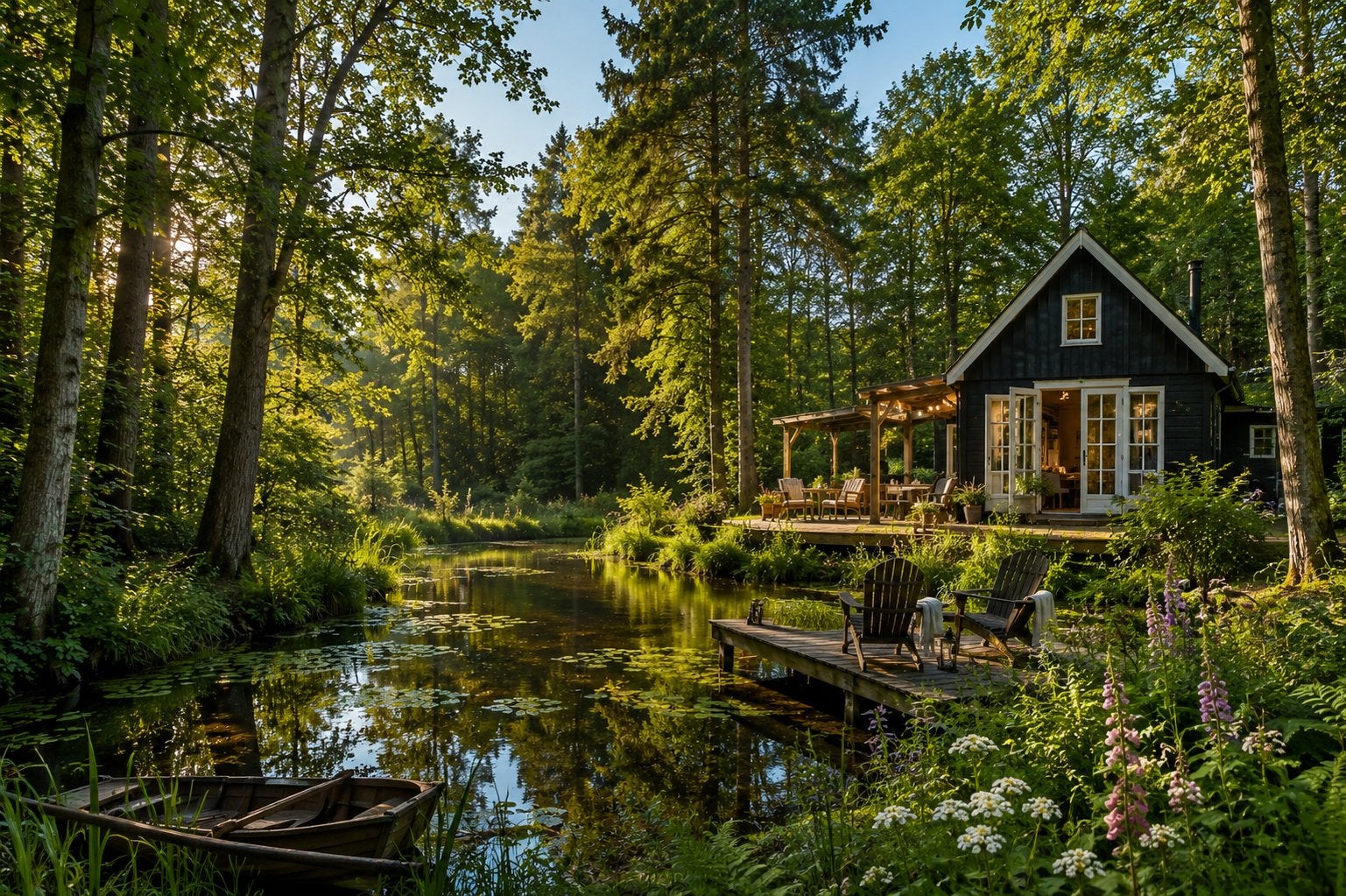 Gezocht: plekje in de natuur, voor een vakantiehuisje, Ophalen