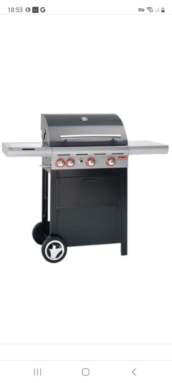Nieuwe Barbecook Spring 350 gasbarbecue  3 branders + zijbra, Ophalen, Nieuw, Barbecook Spring