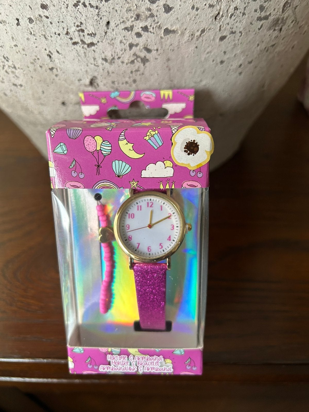 Nieuwe horloge in doosje, Ophalen of Verzenden, Zo goed als nieuw, Jongen of Meisje