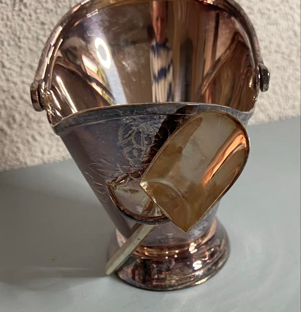 Nieuw verzilverd suikerpotje van Douwe Egberts, Antiek en Kunst, Antiek | Goud en Zilver, Ophalen of Verzenden