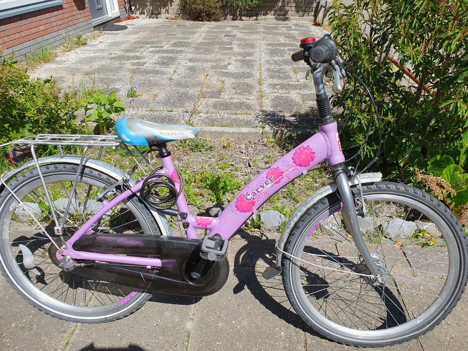 Mooie Carver meisjesfiets 24 inch 3 versnellingen, Ophalen, Gebruikt, 24 inch, Versnellingen