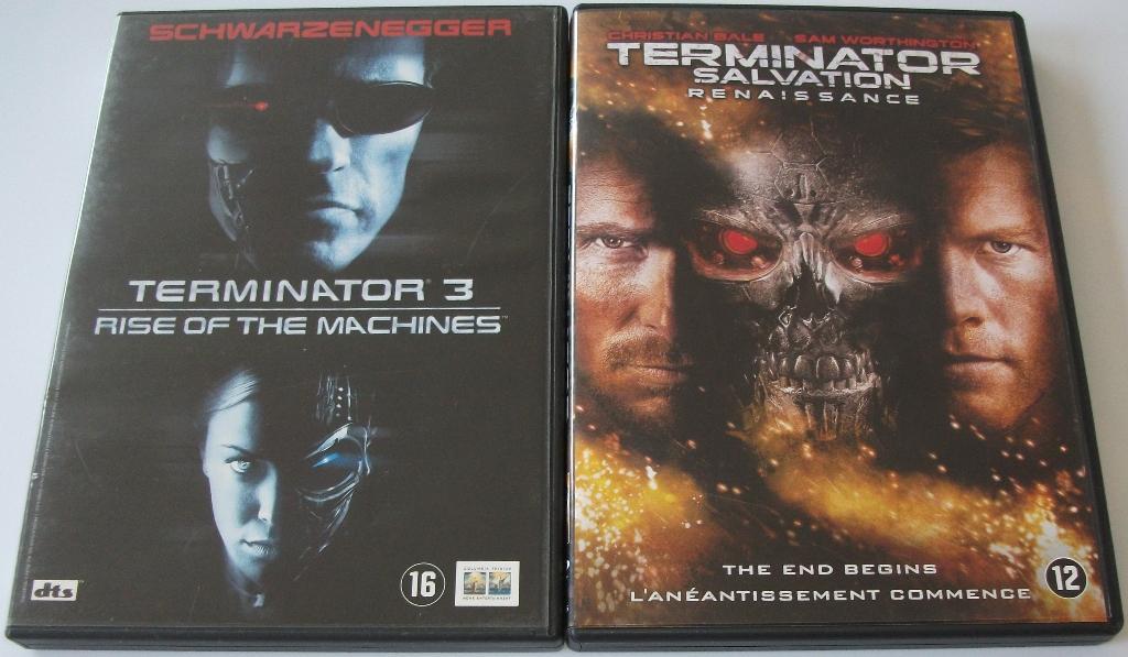 Dvd *** TERMINATOR *** Deel 3 + 4, Cd's en Dvd's, Dvd's | Actie, Gebruikt, Actie, Boxset, Vanaf 12 jaar, Ophalen of Verzenden