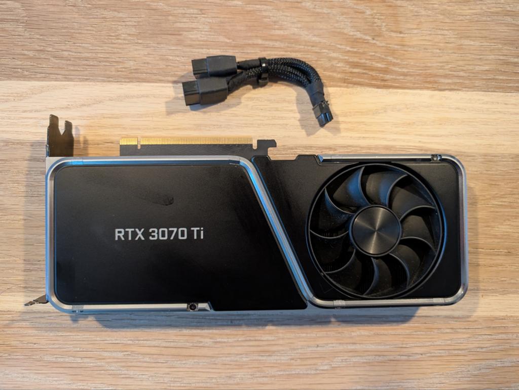 Nvidia GeForce RTX 3070 Ti Founders edition., GDDR6, PCI-Express 4, Ophalen of Verzenden, Zo goed als nieuw