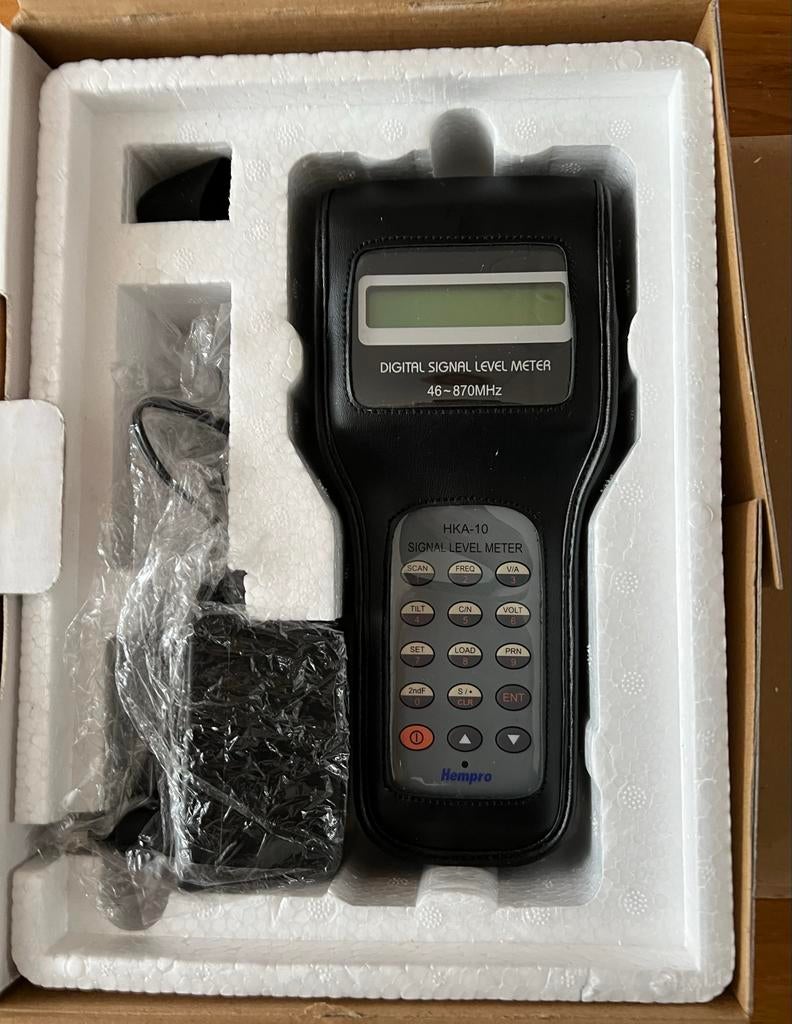 Hempro HKA-10 Digitale Signaalniveaumeter 46-870MHz, Ophalen, Nieuw, Tv en Weergevers