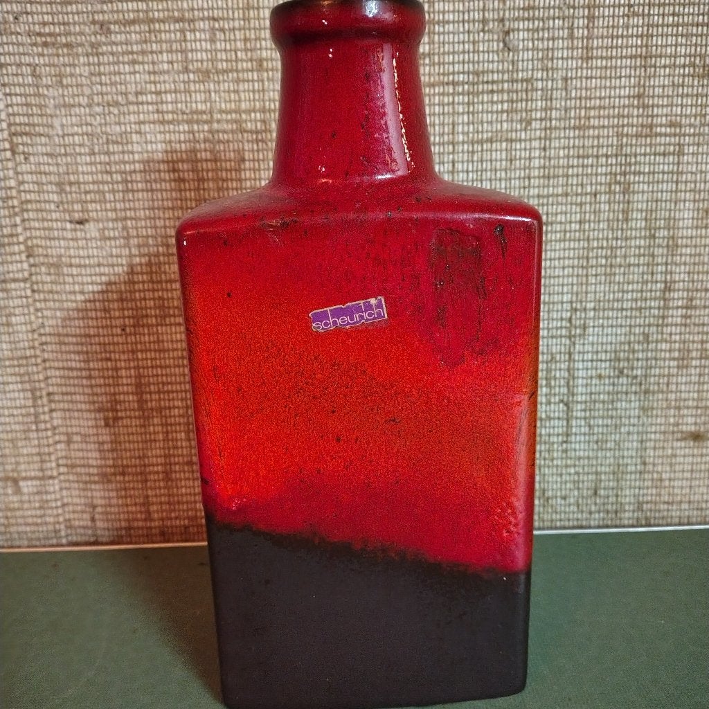 vintage keramieken vaas van Scheurich Keramik 281-30, Antiek en Kunst, Ophalen of Verzenden