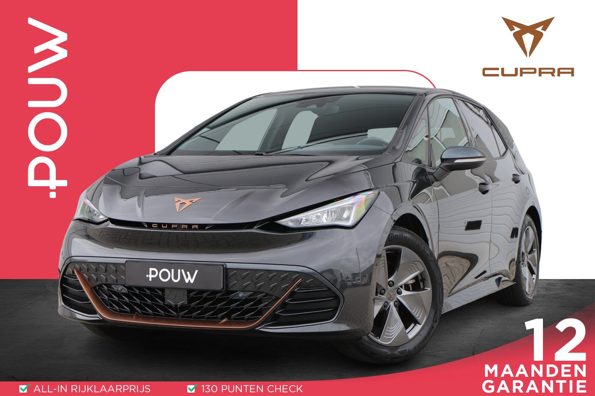 CUPRA Born 204pk Business Plus 62 kWh | SoH 94,7% | Navigati, Auto's, Cupra, Automaat, 12 maanden, Gebruikt, Zwart