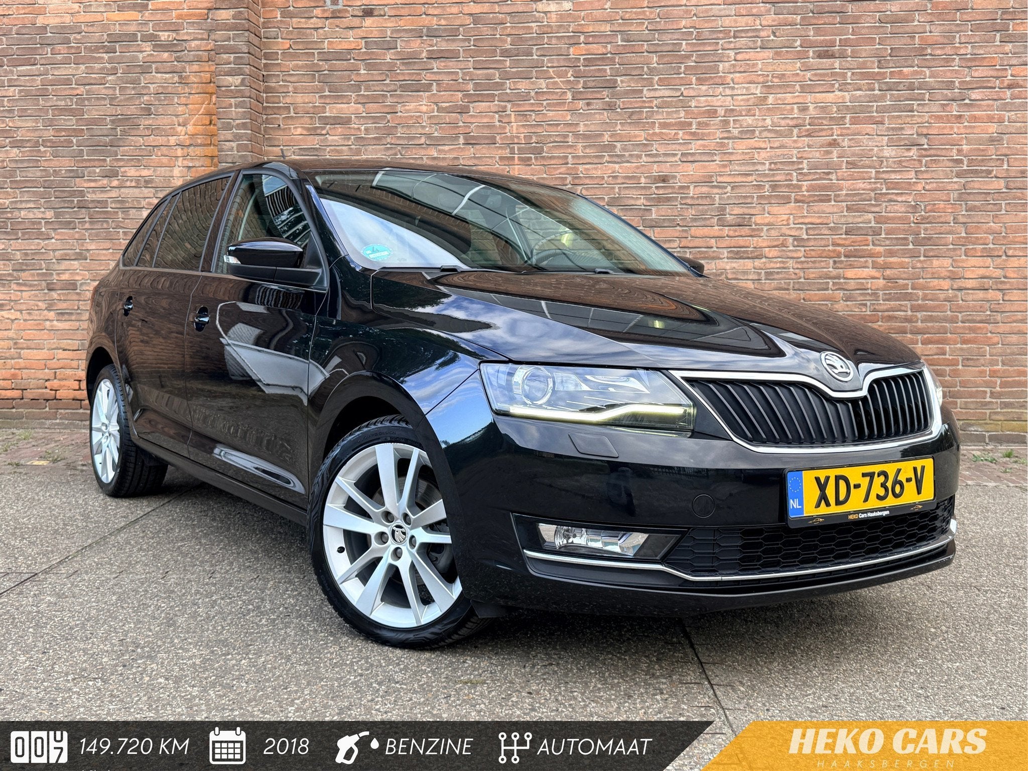 Skoda Rapid SPACEBACK 1.4 TSI Style·DSG·Carplay·Cruise·C, Auto's, Automaat, 1131 kg, 125 pk, Gebruikt
