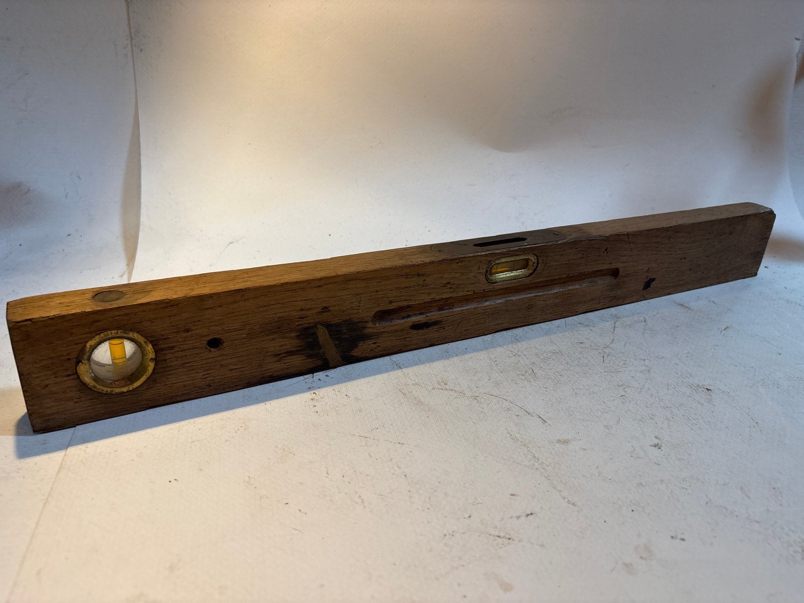 Antieke Nooitgedacht waterpas - 60 cm, Ophalen of Verzenden
