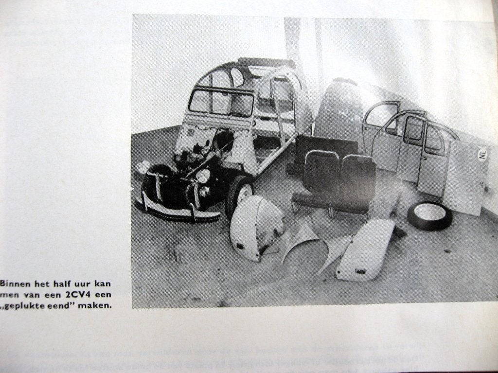 Handleiding Citroen 2CV4 en Dyane 435 ANWB 1974, Ophalen of Verzenden