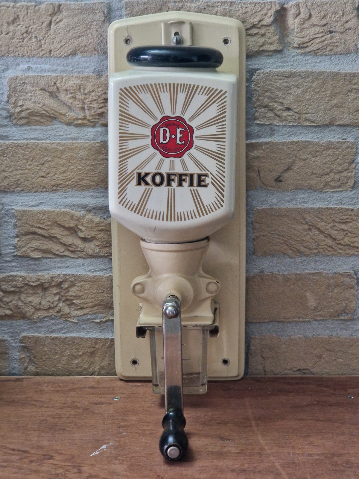 Douwe Egberts DE originele koffiemolen - Vintage, Antiek en Kunst, Ophalen