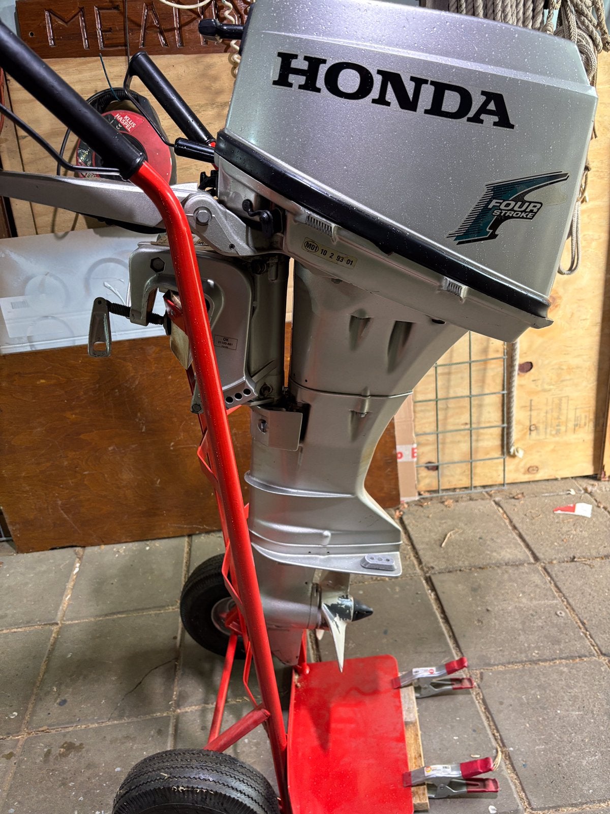 Honda Buitenboordmotor 6-8 pk, Ophalen, Gebruikt, 5 tot 10 pk, Viertaktmotor