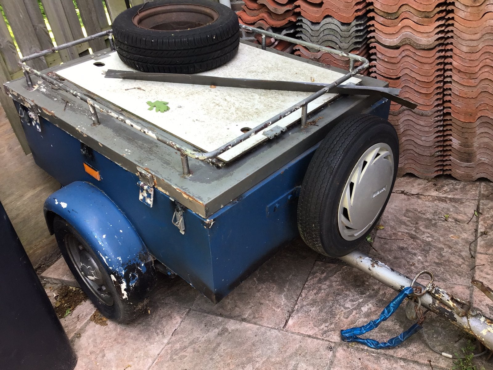 Aanhangwagen om op te knappen, Ophalen of Verzenden, Gebruikt