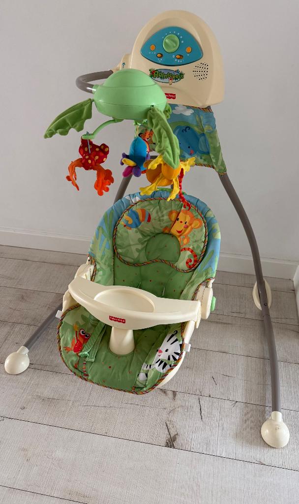 Schommelstoel Fisher price, Kinderen en Baby's, Wipstoeltjes, Fisher-Price, Gebruikt, Schommelstoel, Ophalen of Verzenden