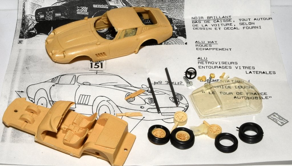 Ferrari 275GTB/4 Speciale, Automany K120 modelbouwkit 1/43, Verzenden, Zo goed als nieuw, Auto, Overige merken