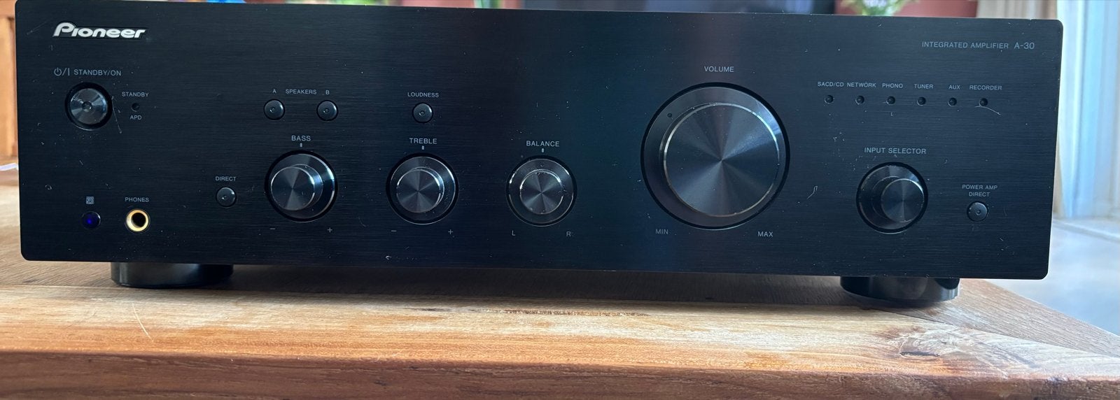 Pioneer A-30-K Geïntegreerde Versterker, Audio, Tv en Foto, Ophalen, Zo goed als nieuw, Pioneer, 120 watt of meer