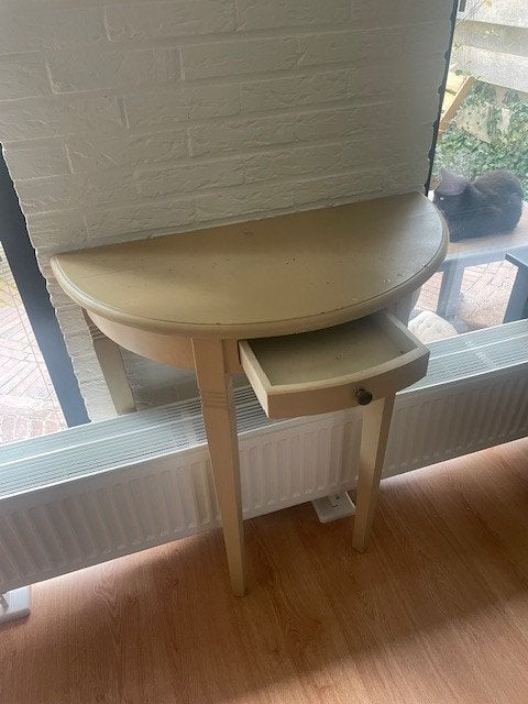 salontafel, Huis en Inrichting, Tafels | Salontafels, Ophalen, Gebruikt, 100 tot 150 cm, 50 tot 100 cm