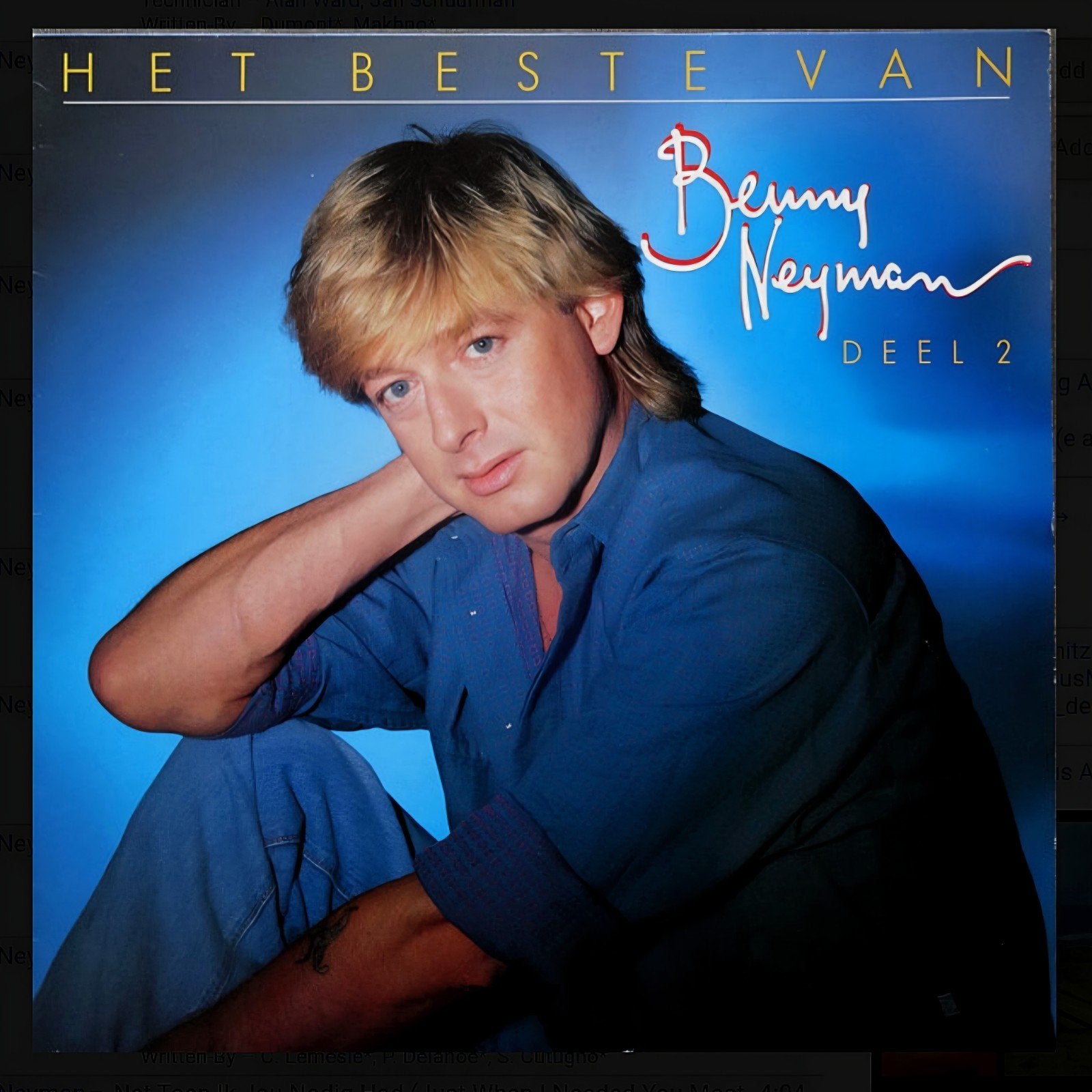 LP  BENNY NEYMAN - Het Beste Van Benny Neyman (deel 2), Ophalen of Verzenden, Gebruikt, Overige formaten, Levenslied of Smartlap