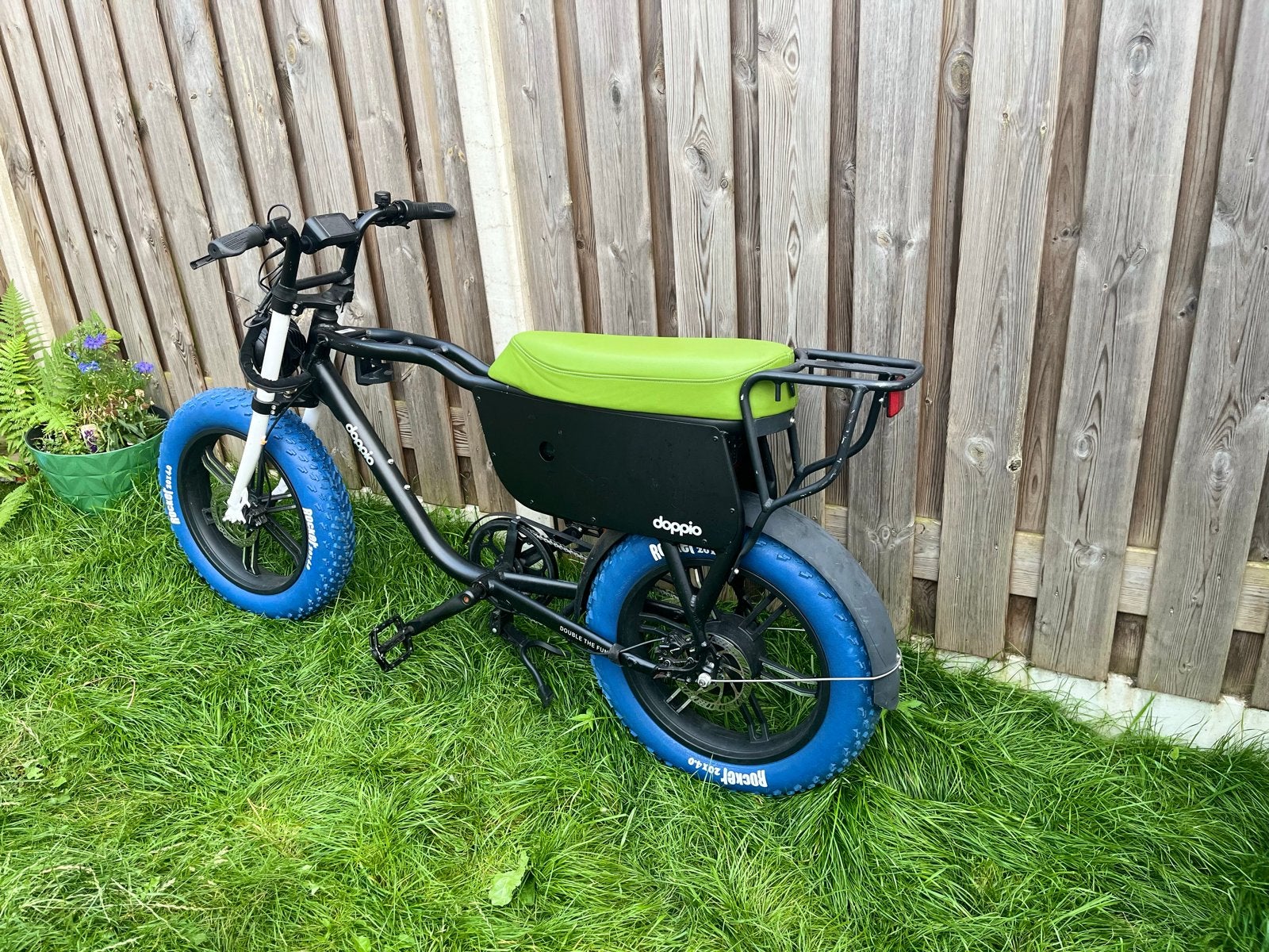 Doppio Elektrische Fatbike, Versnellingen, Minder dan 49 cm, Zo goed als nieuw, Schijfrem