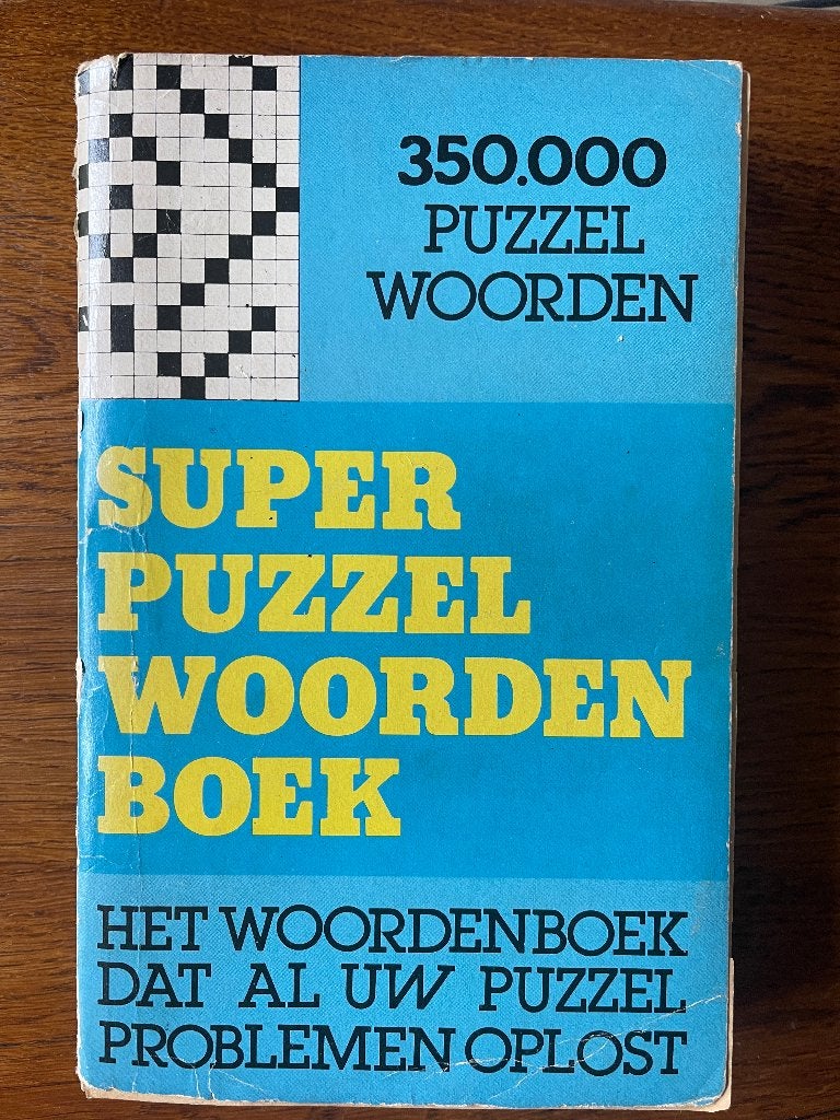 "Super Puzzel Woordenboek" 350.000 Puzzel Woorden, Ophalen of Verzenden, 500 t/m 1500 stukjes, Zo goed als nieuw
