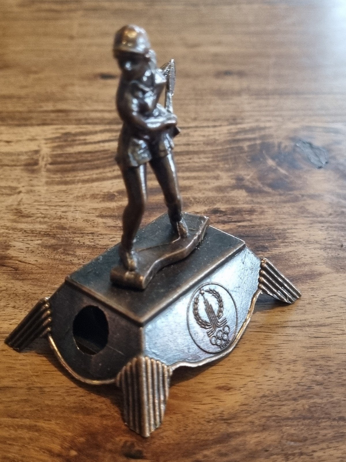 Vintage Hunger Games potloodslijper met Katniss figuur, Ophalen of Verzenden, Zo goed als nieuw