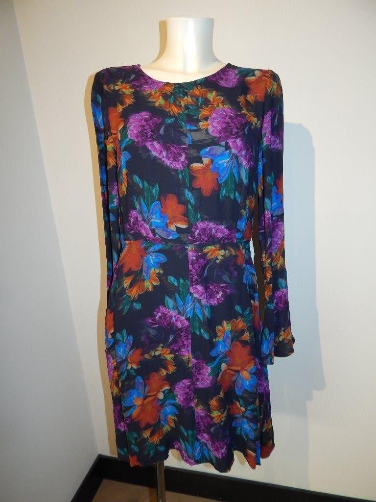 Essentiel Antwerp bloemen print jurk mooie felle bloemen M, Kleding | Dames, Maat 38/40 (M), Meerkleurig, Ophalen of Verzenden