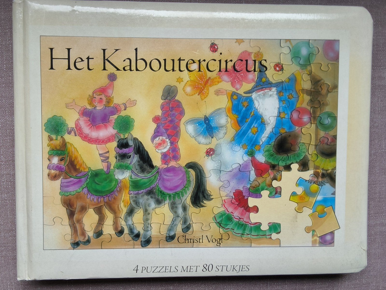 Het Kaboutercircus - Puzzelboek met 4 puzzels, Boeken, Christl Vogt, Uitklapboek, Jongen of Meisje, Ophalen of Verzenden