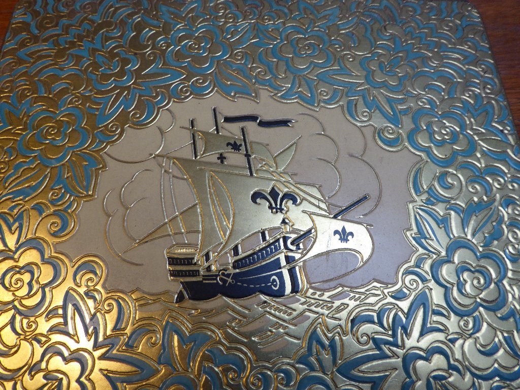 Art deco blikken doos, Ophalen of Verzenden, Zo goed als nieuw, Overige, Overige merken