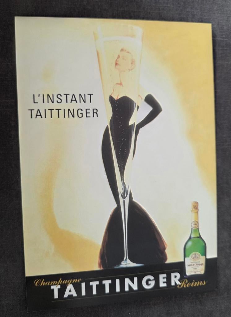 Taittinger Champagne, Verzamelen, Ansichtkaarten | Themakaarten, Ongelopen, Overige thema's, Verzenden