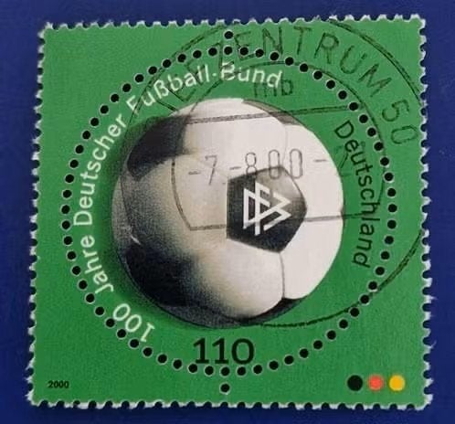 Duitsland 2000 - Yvert 1922 - Duitse Voetbalbond, Ophalen of Verzenden, BRD, Gestempeld