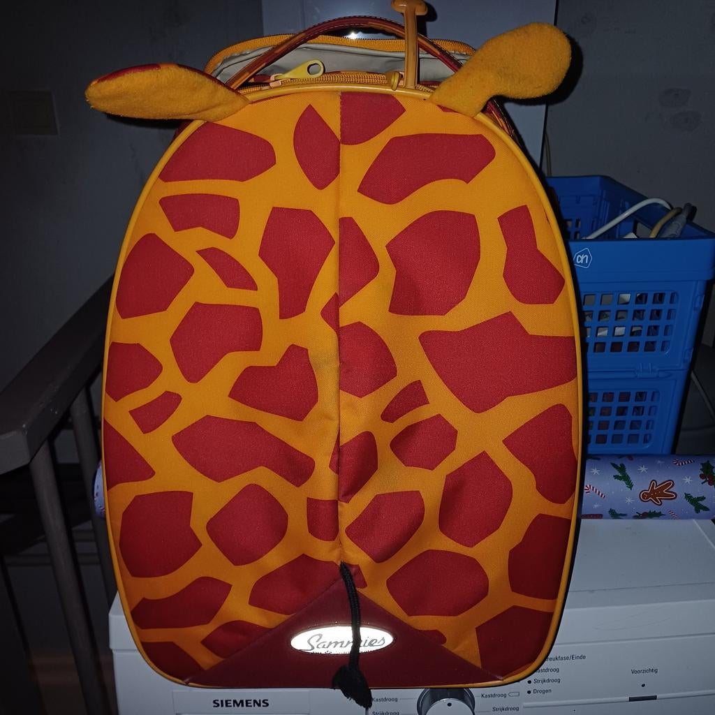 Leuke Sammiess Giraffe Rolkoffer voor Kinderen, Ophalen, Wieltjes, Gebruikt, 20 tot 30 cm