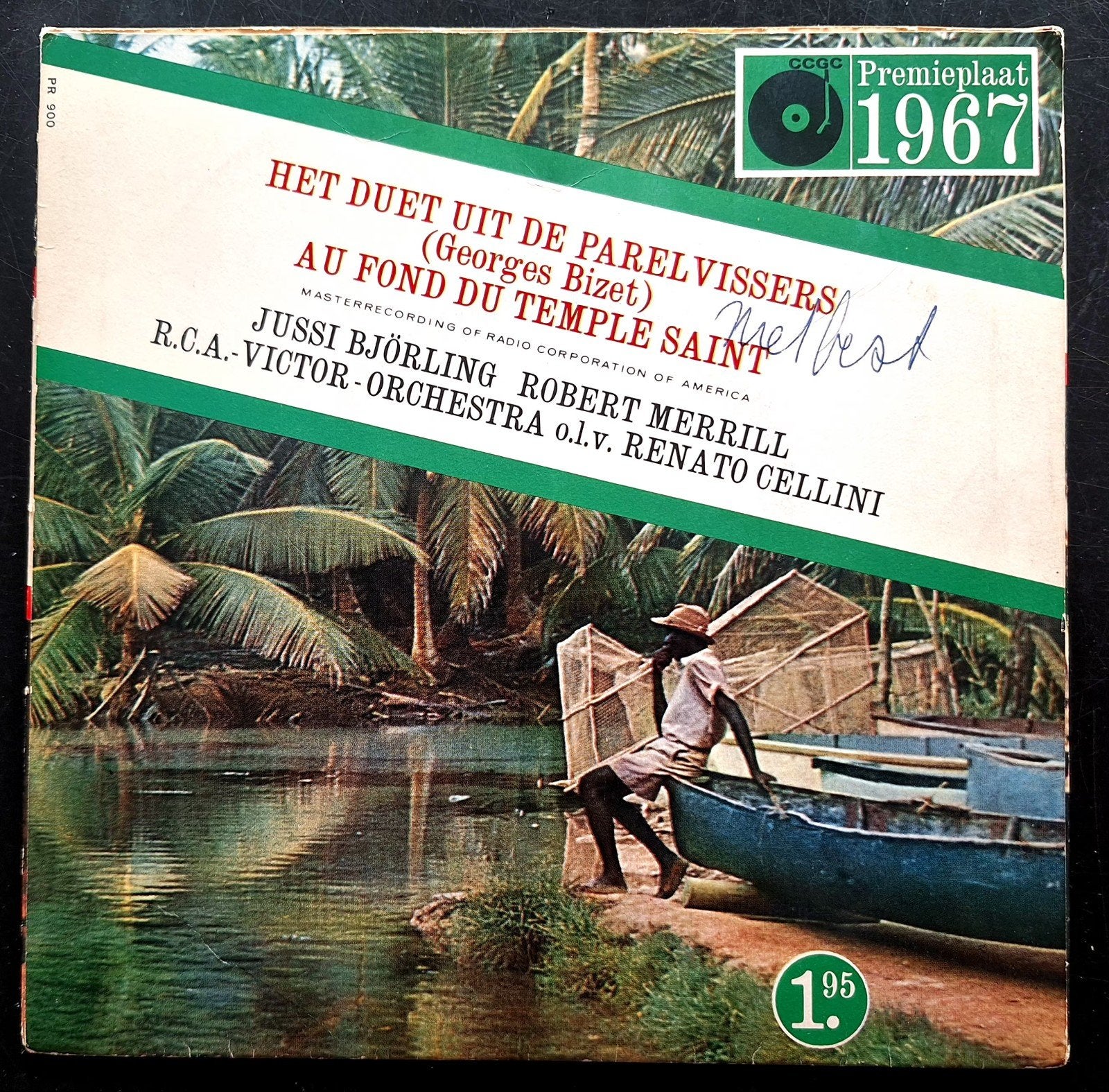 7"/SINGLE  BIZET - Duet Uit De Parelvissers, Ophalen of Verzenden, Gebruikt