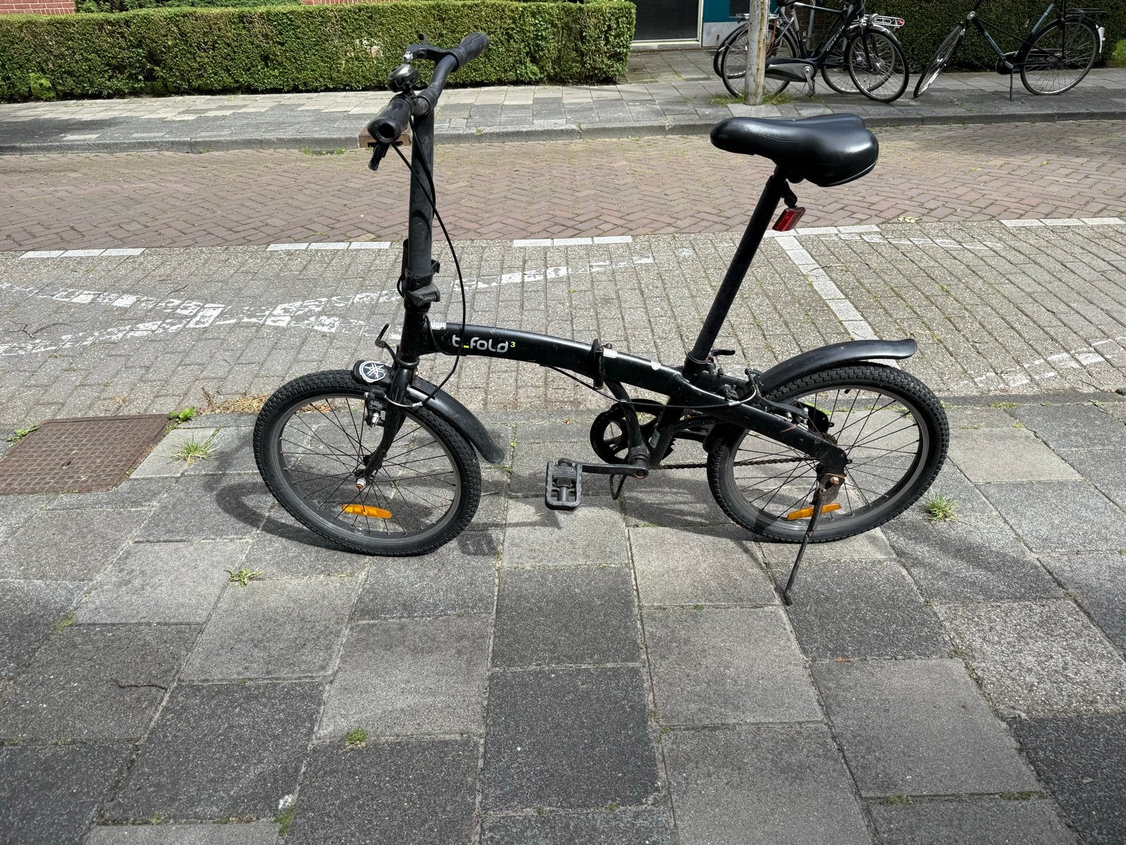 B'Fold 3 vouwfiets - Compact en handig, Fietsen en Brommers, Gebruikt, Heren, Versnellingen, Totaal opvouwbaar