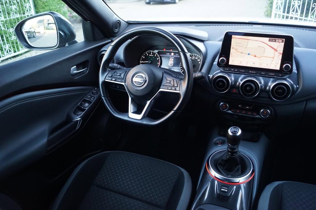 Nissan Juke 1.0 DIG-T N-Connecta Navi Camera Clima Apple Car, Voorwielaandrijving, Stof, Origineel Nederlands, Handgeschakeld