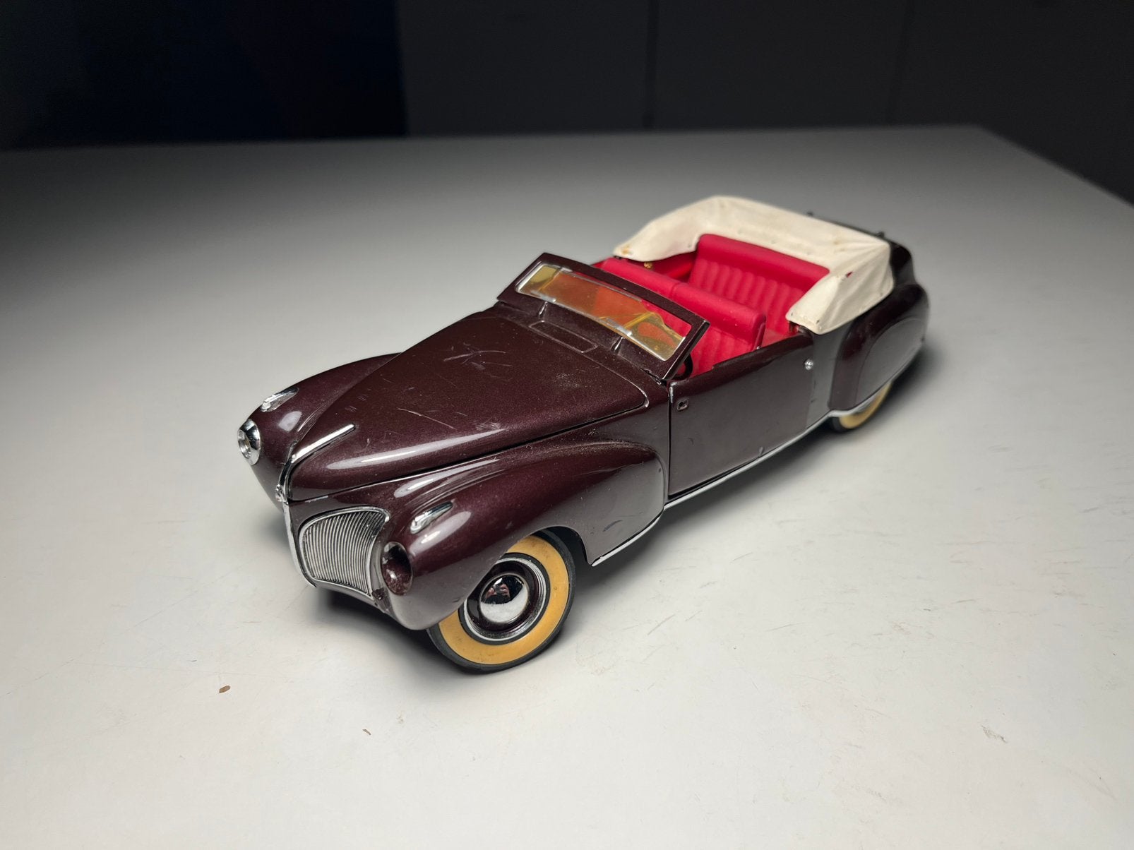 Franklin Mint - Lincoln Continental - Schaal 1:24, Ophalen of Verzenden, Gebruikt, Auto, Overige merken