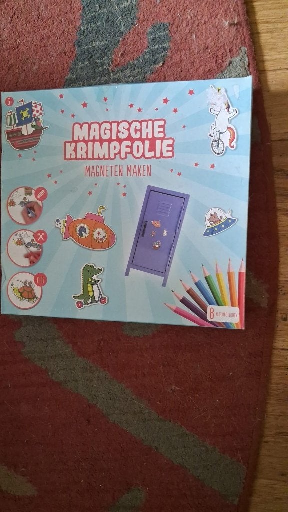 Magische Krimpfolie Magneten Maken - Creatieve Set, Ophalen, Zo goed als nieuw, Jongen of Meisje