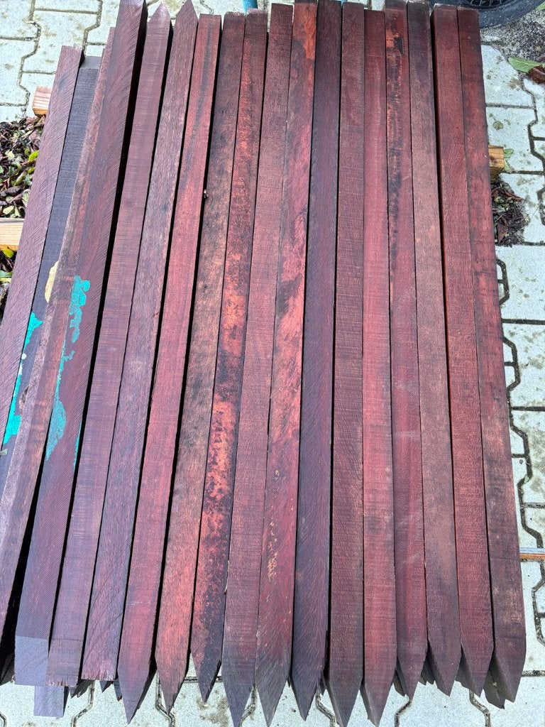 Piket hardhout 4 x 4 x 120 cm, Tuin en Terras, Palen, Balken en Planken, Ophalen, Palen, Nieuw, Hardhout