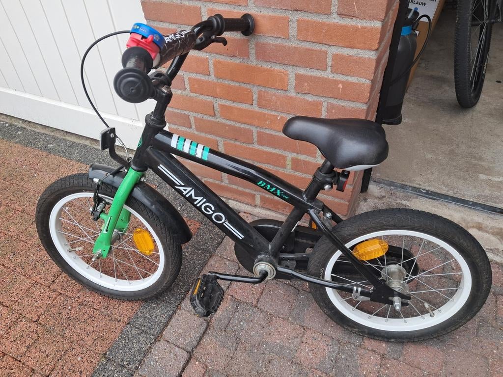 Kinderfiets 16inch, Fietsen en Brommers, Terugtraprem, Staal, Ophalen of Verzenden, 16 tot 20 inch