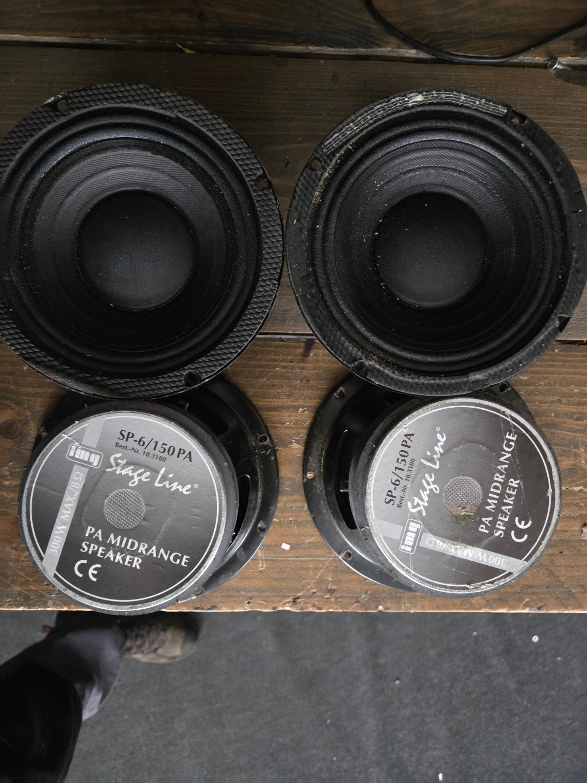IMG Stage Line SP-6/150 PA Midrange Speakers (2 stuks), Ophalen, Gebruikt, Overige merken