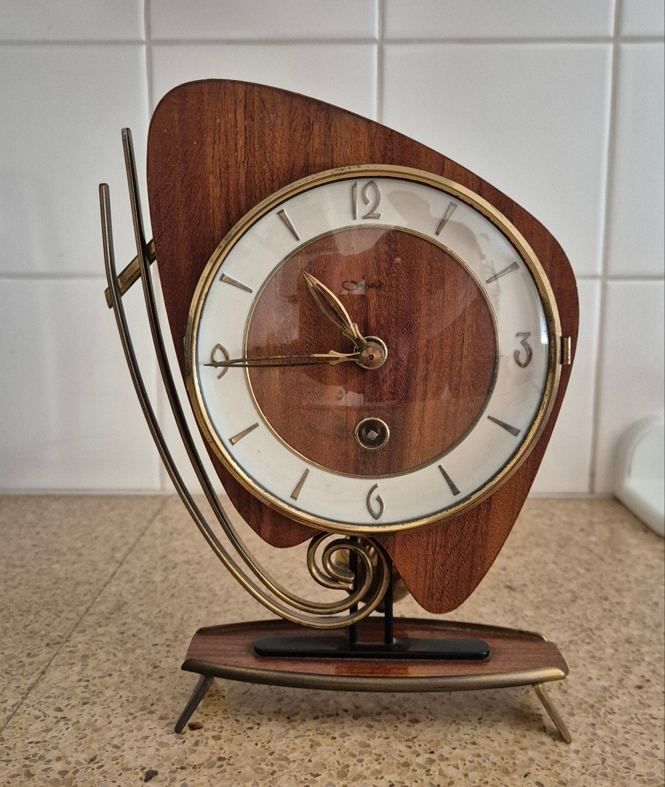 Vintage Orfac tafelklok, Ophalen of Verzenden
