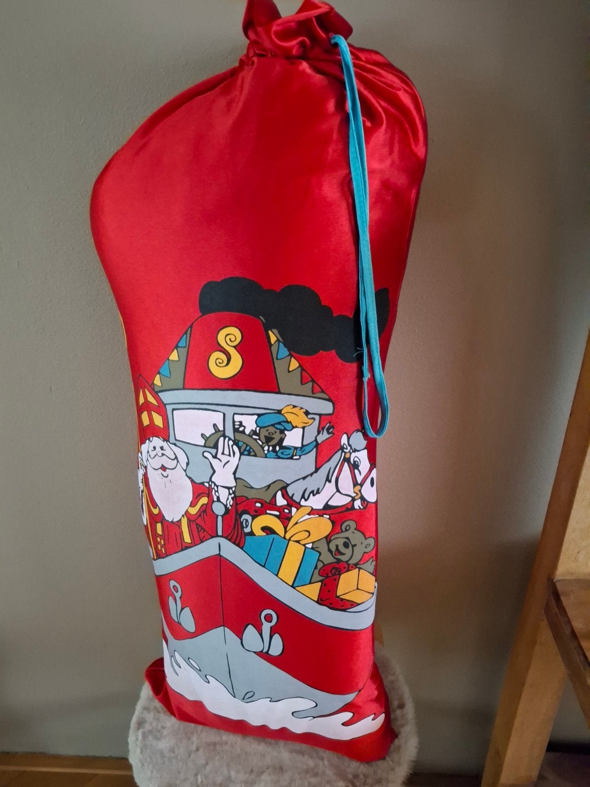 Sinterklaas kado zak. Zak van Sinterklaas, Ophalen of Verzenden, Gebruikt