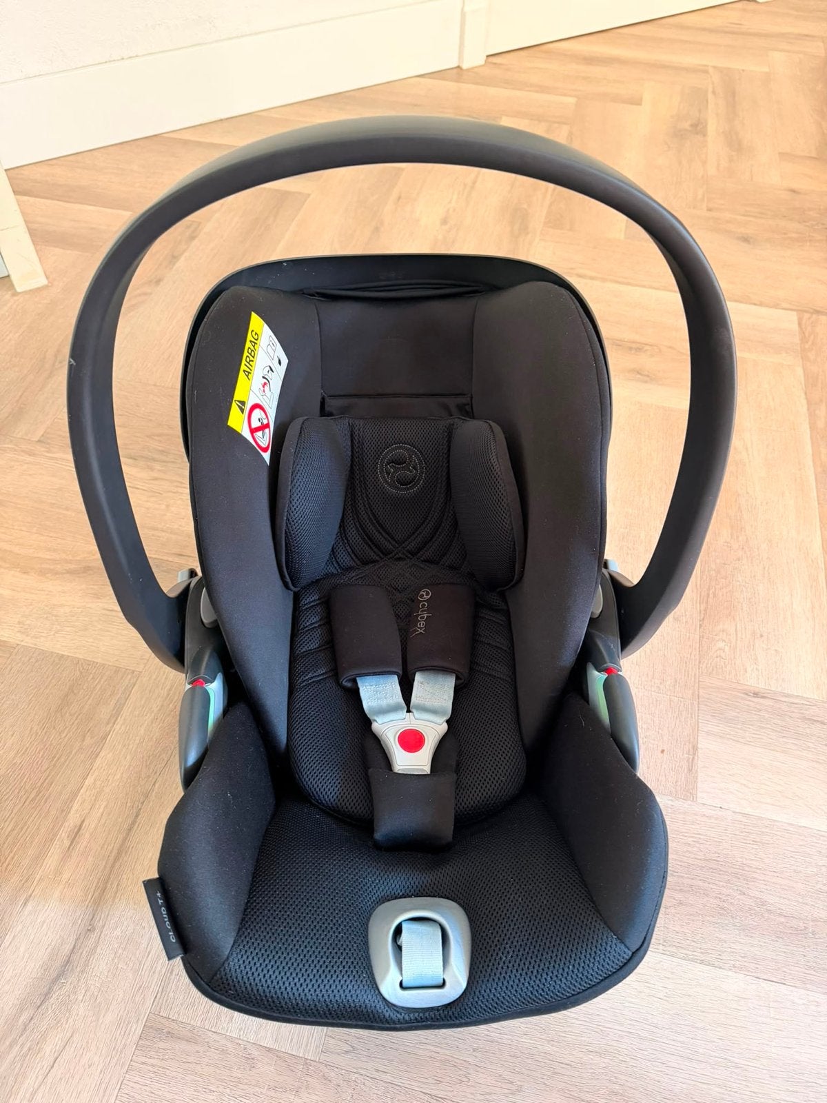 Cybex Cloud T+ autostoel met Isofix base, Kinderen en Baby's, Autostoeltjes, Autogordel of Isofix, Verstelbare rugleuning, Zo goed als nieuw