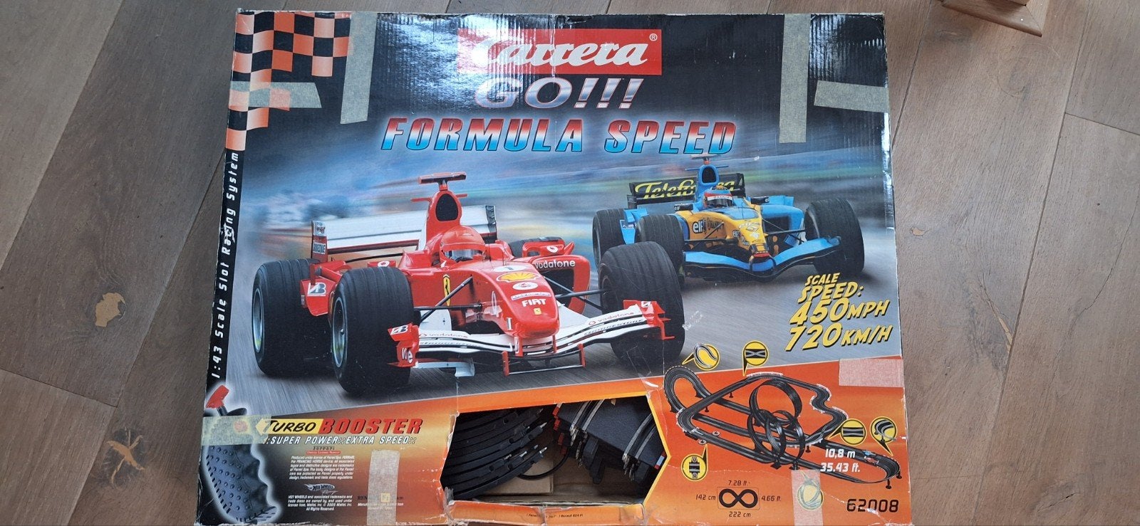 Carrera go formula speed met uitbreiding, Racebaan, Verzenden, Carrera, Zo goed als nieuw
