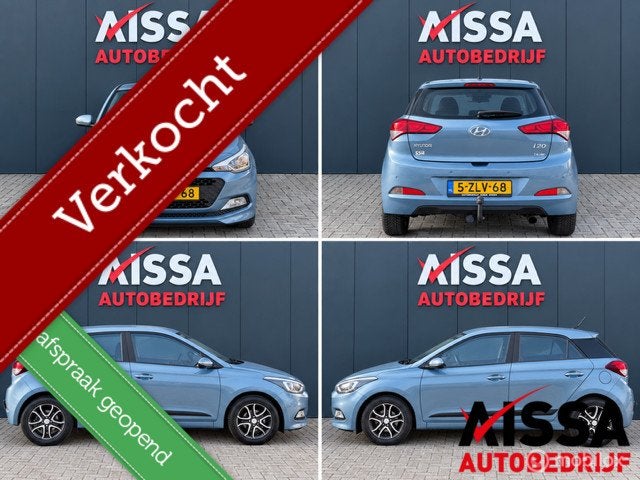 Hyundai i20 1.2 HP i-Motion Comfort 5-Drs Cruise Clima Bluet, Auto's, Euro 6, 4 cilinders, LED verlichting, Blauw