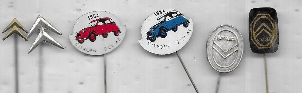 CITROEN AUTO VERSCHILLENDE SPELDEN, Ophalen of Verzenden, Gebruikt, Transport, Speldje of Pin