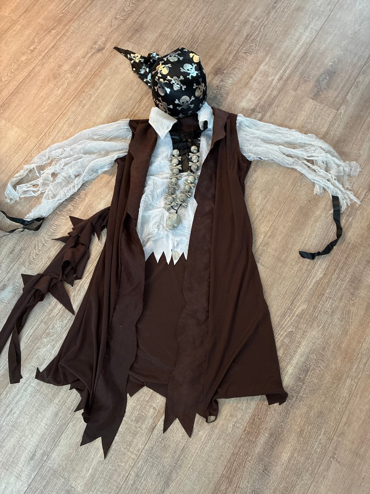 Halloween Piratenkostuum captain  Jack  Sparrow stijl, Ophalen of Verzenden, Gebruikt