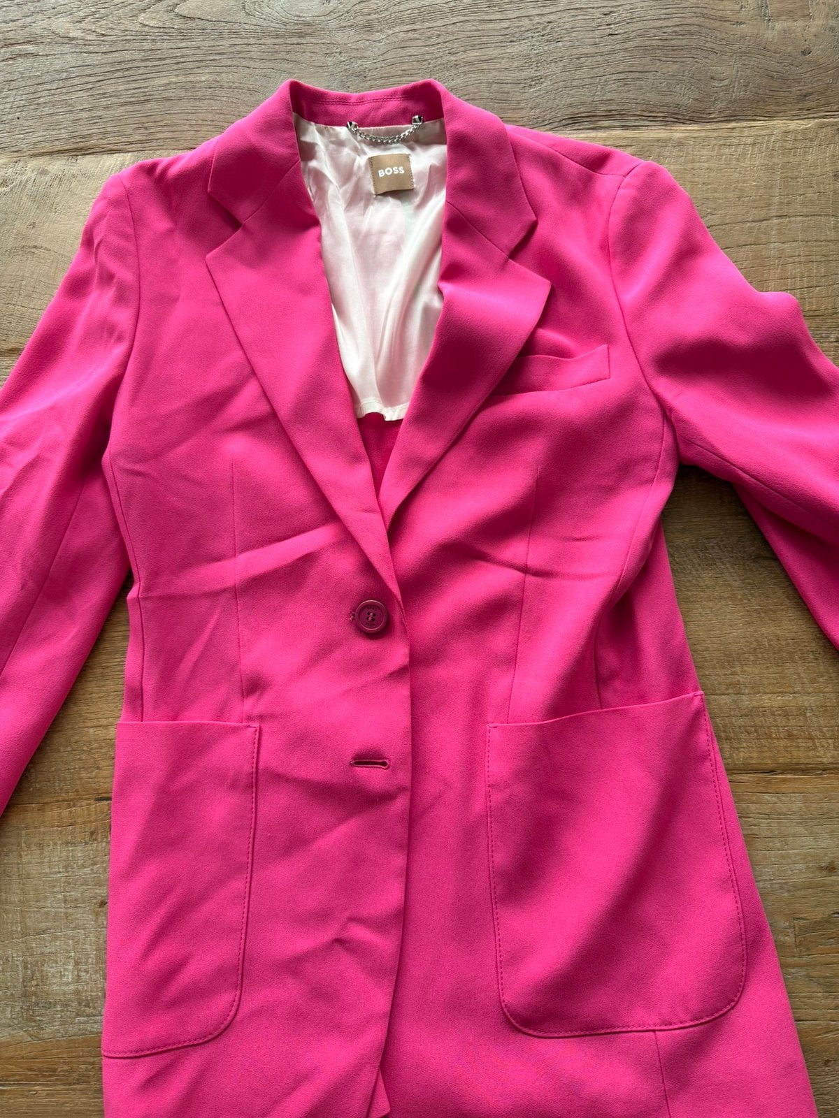 Hugo BOSS blazer, Ophalen of Verzenden, Zo goed als nieuw, Jasje, Roze